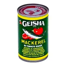 GEISHA MACKEREL IN TOMATO SAUCE 155GR