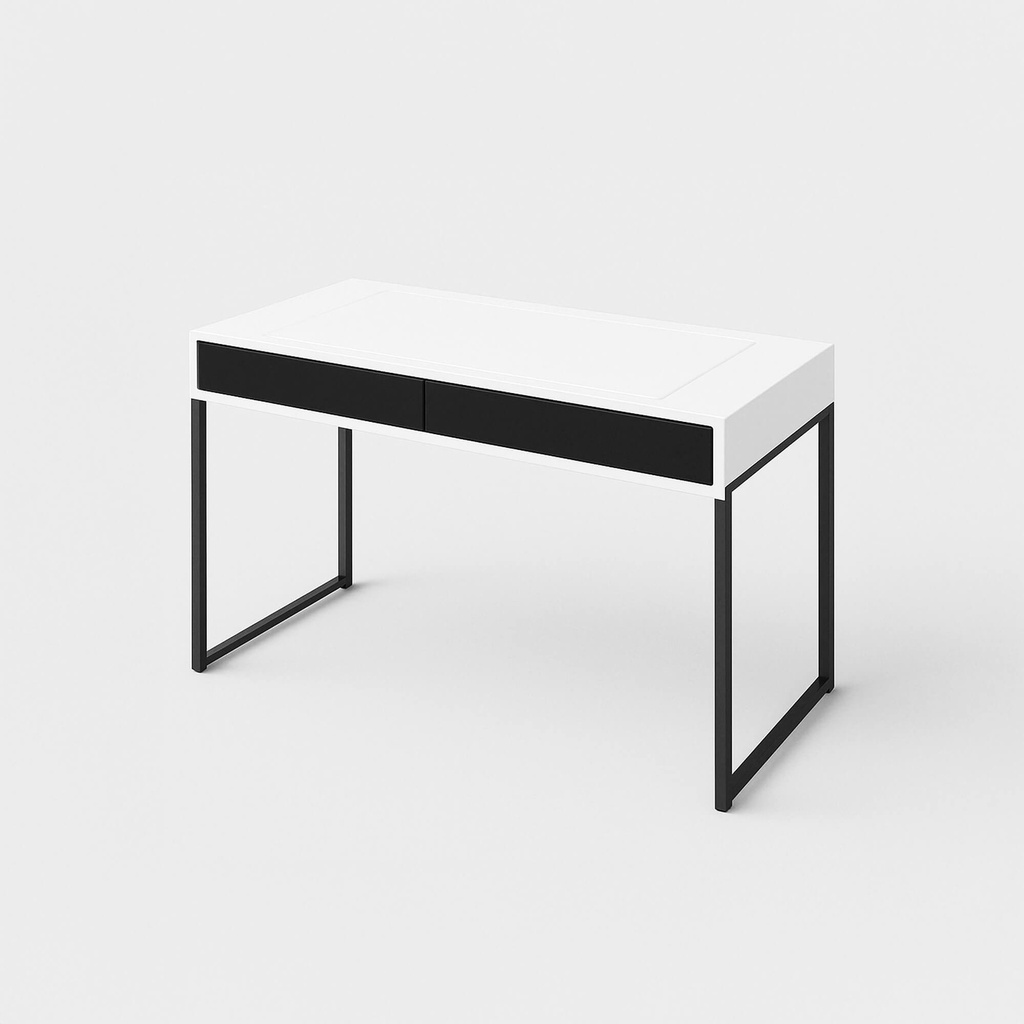[FURN_0096] DEF. Customizable Desk (White, Steel)