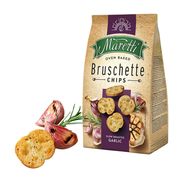 BRUSCHETTE MARETTI GARLIC CHIPS 70G