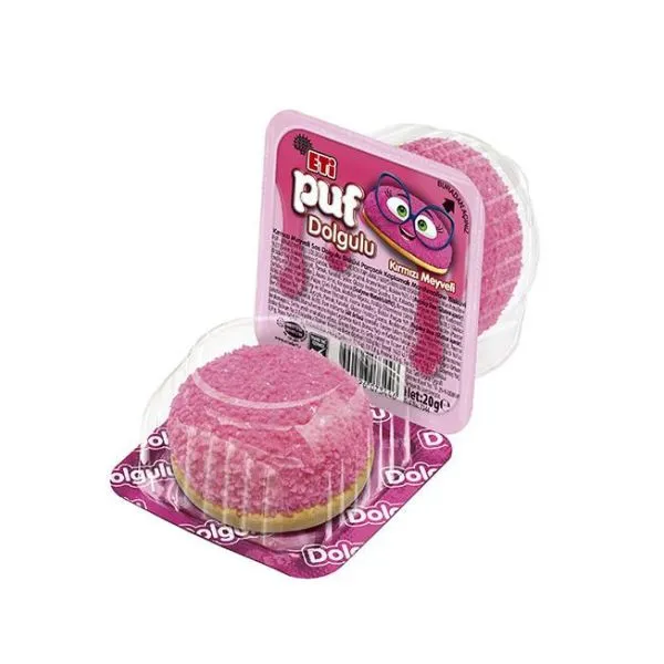 ETI PUF BISCUITI CAPSUNI 18G