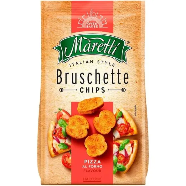 BRUSCHETTE MARETTI PIZZA CHIPS 70G