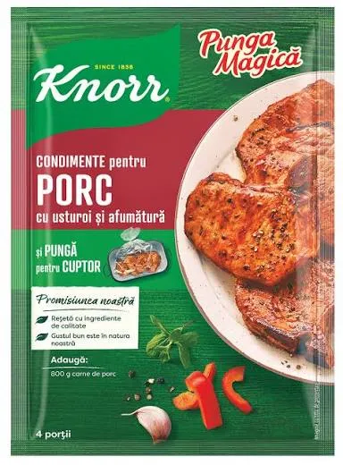 KNORR PUNGA MAGICA PORC CU AFUMATURA 29G