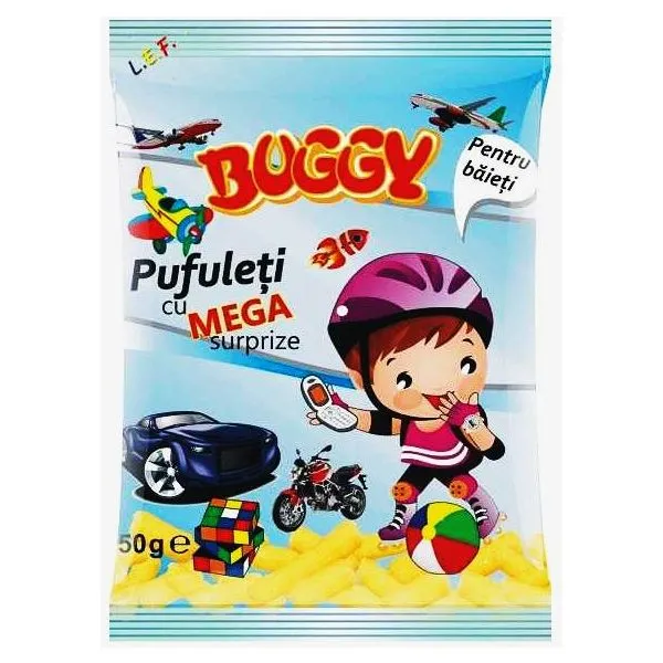 BUGGY PUFULETI CU MEGA SURPRIZE 50G