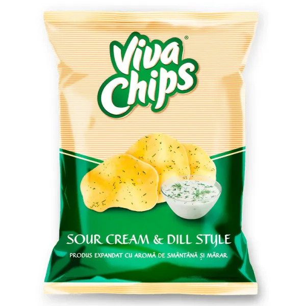 VIVA CHIPS SMANTANA SI MARAR 100G