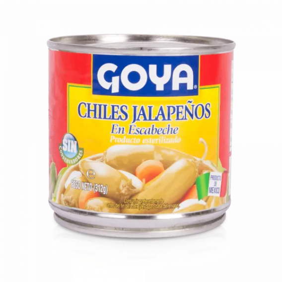 GOYA CHILES JALAPENOS EN ESCABECHE 312G