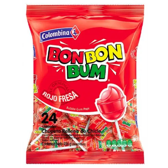 BON BON BUM STRAWBERRY 408G