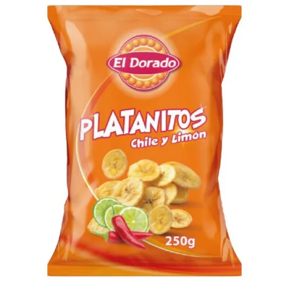 PLATANITOS CHILE & LIMON EL DORADO 100G