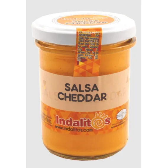 SALSA CHEDDAR INDALITOS 180G