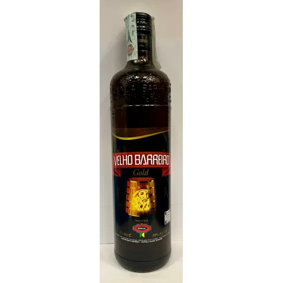 CACHACA VELHO BARREIRO GOLD 1LT ALC 39% VOL