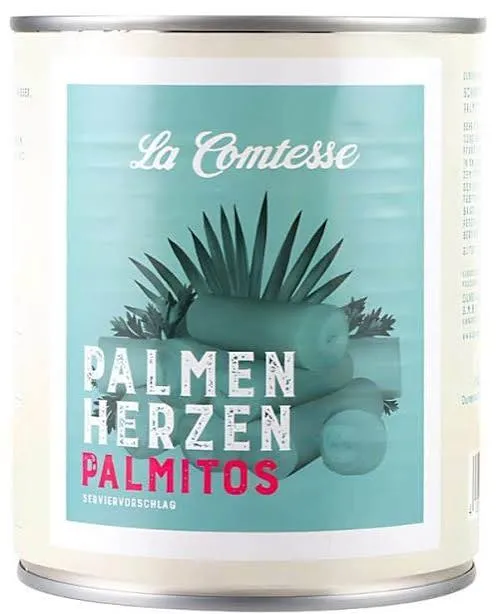 LA COMTESSE PALMEN HERZEN PALMITOS 800G
