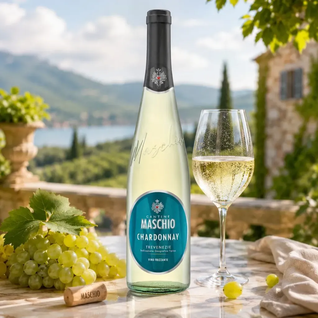 Cantine Maschio Chardonnay Trevenezie Vino Frizzante 10.5Vol 75 Cl