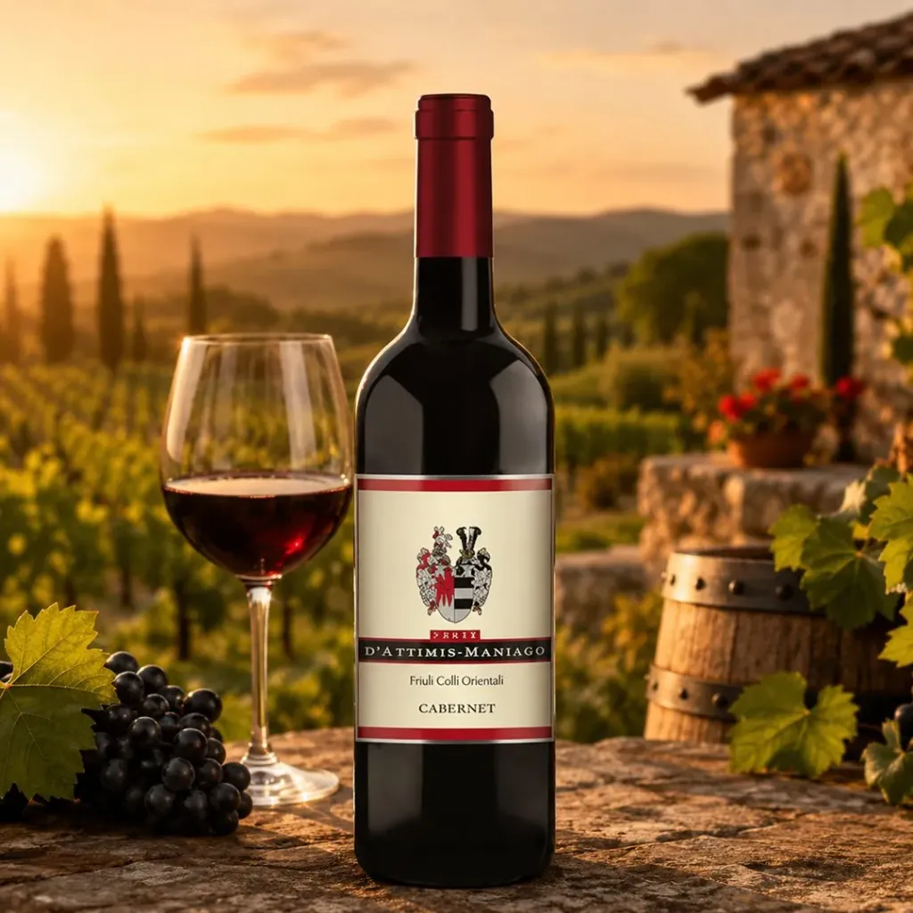 Conte D'Attimis Maniago Vino Cabernet 12.5%Vol 75cl