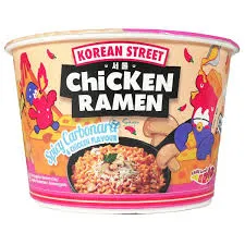 Korean Street Spicy Carbonara Chicken Ramen Cup 106g