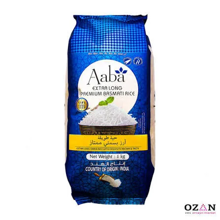 AABA BASMATI RICE EXTRA LONG 1KG