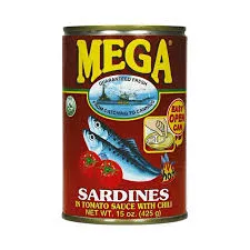 SARDINES IN TOMATO SAUCE CHILI ADDED MEGA 425G
