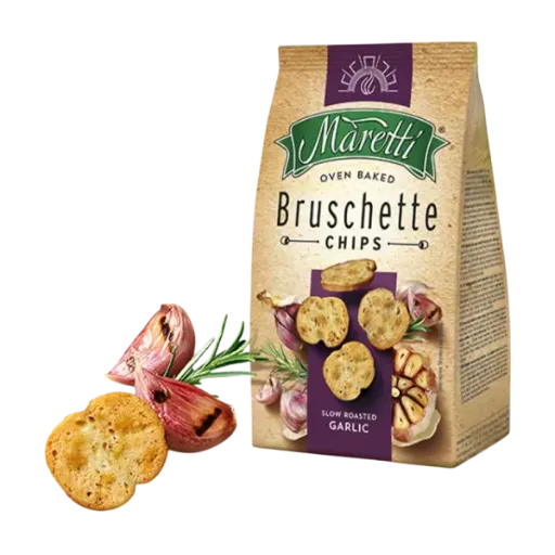 BRUSCHETTE MARETTI GARLIC CHIPS 70G