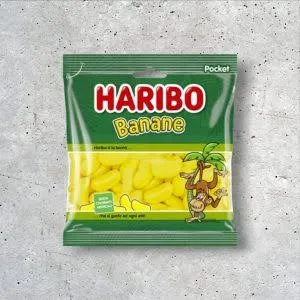 POCKET HARIBO BANANE 80G