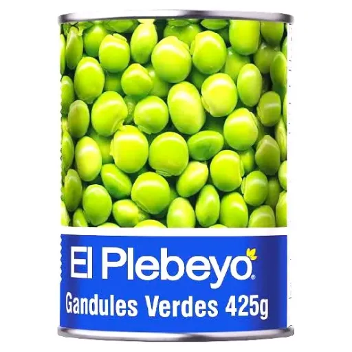 EI PLEBEYO GANDULES VERDES 425G