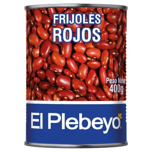 FRIJOLES ROJOS EL PLEBEYO 400G