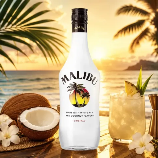 Malibu Original White Rum with Coconut Flavour 18%Vol 70cl