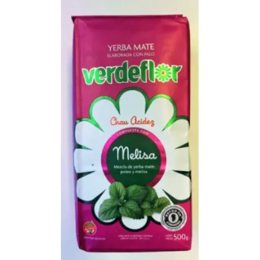 YARBA MATE VERDEFLOR MELISA 500G