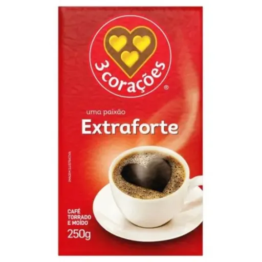 CAFE 3 CORACOES EXTRAFORTE 250G