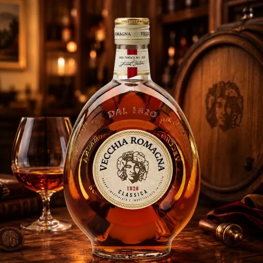 Vecchia Romagna Classica Brandy 37.2%Vol 70 Cl