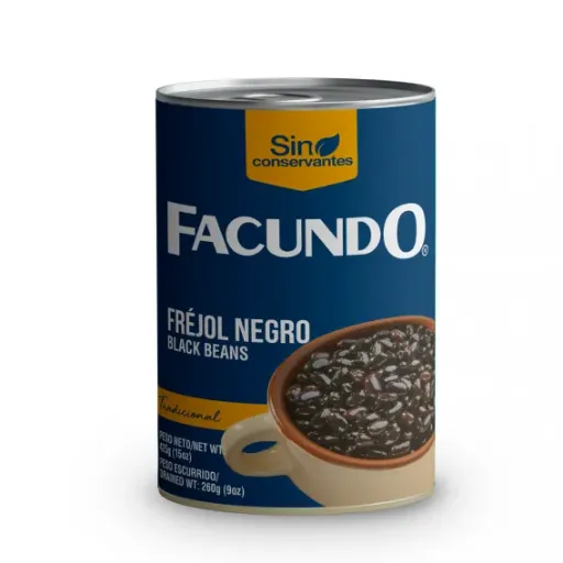 FACUNDO FREJOL NEGRO 425G