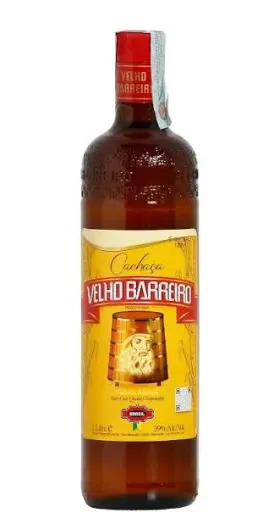 CACHACA VELHO BARREIRO SILVER 1LT ALC 39% VOL