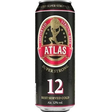 Atlas Extra Strong Beer Can 8.5%Vol 500ml