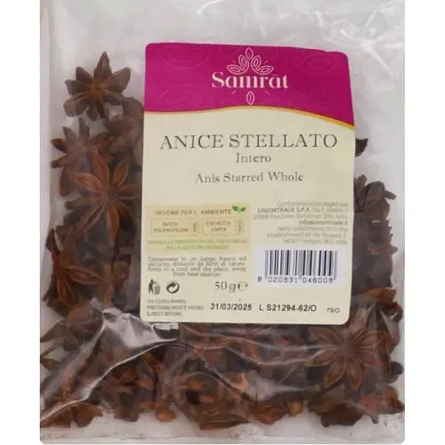 ANICE STELLATO INTERO ANIS STARRED WHOLE SAMRAT 90G