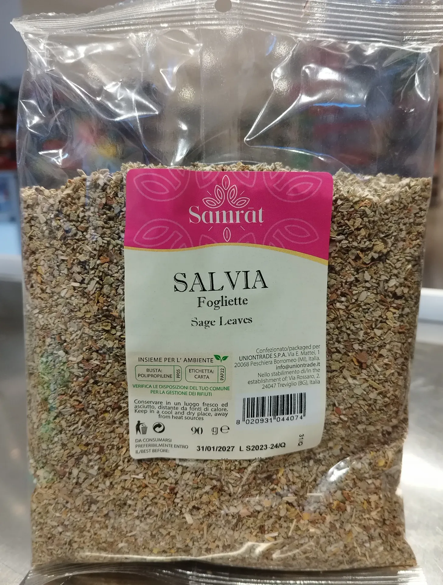 SALVIA FOGLIETTE SAGE LEAVES SAMRAT 90G