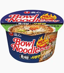 Nongshim Hot & Spicy Bowl Noodel 100g