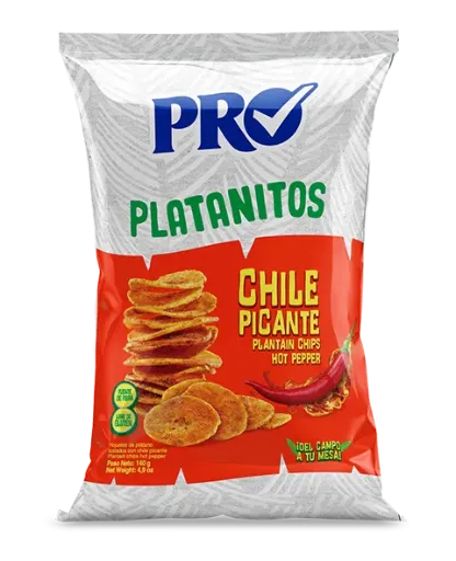 PRO PLATANO CHIPS CHILI PICANTE 70,9g